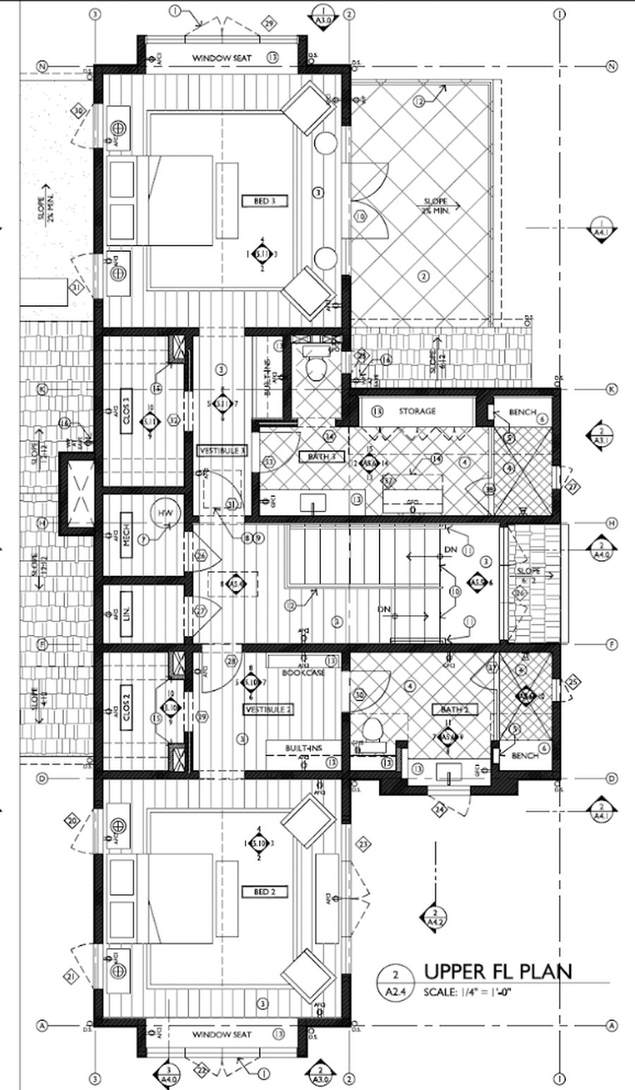 Second level floor plan